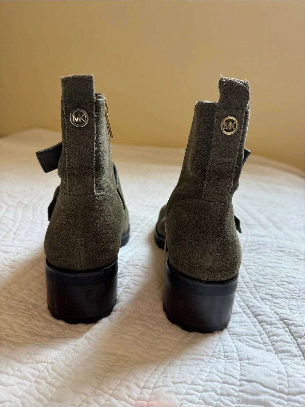 MICHAEL Michael Kors olive suede